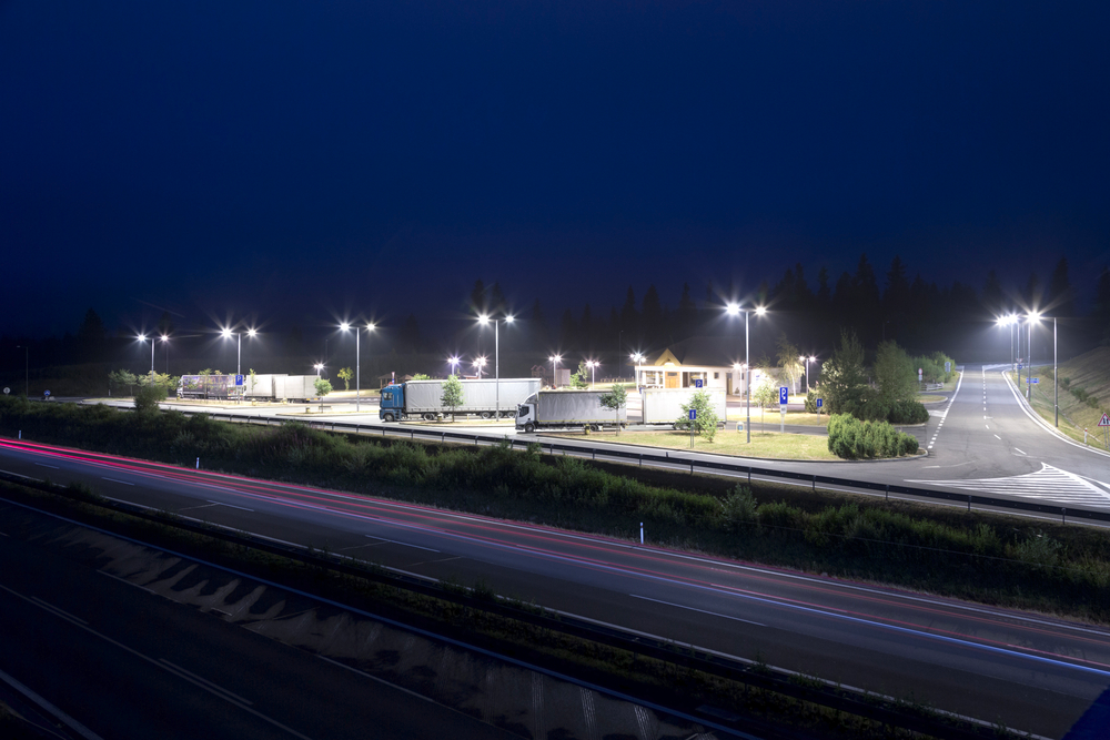 led parking lot lights