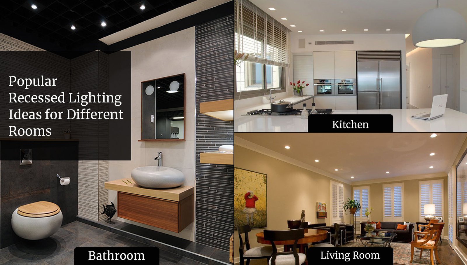 Popular Recessed Lighting Ideas for Different Rooms