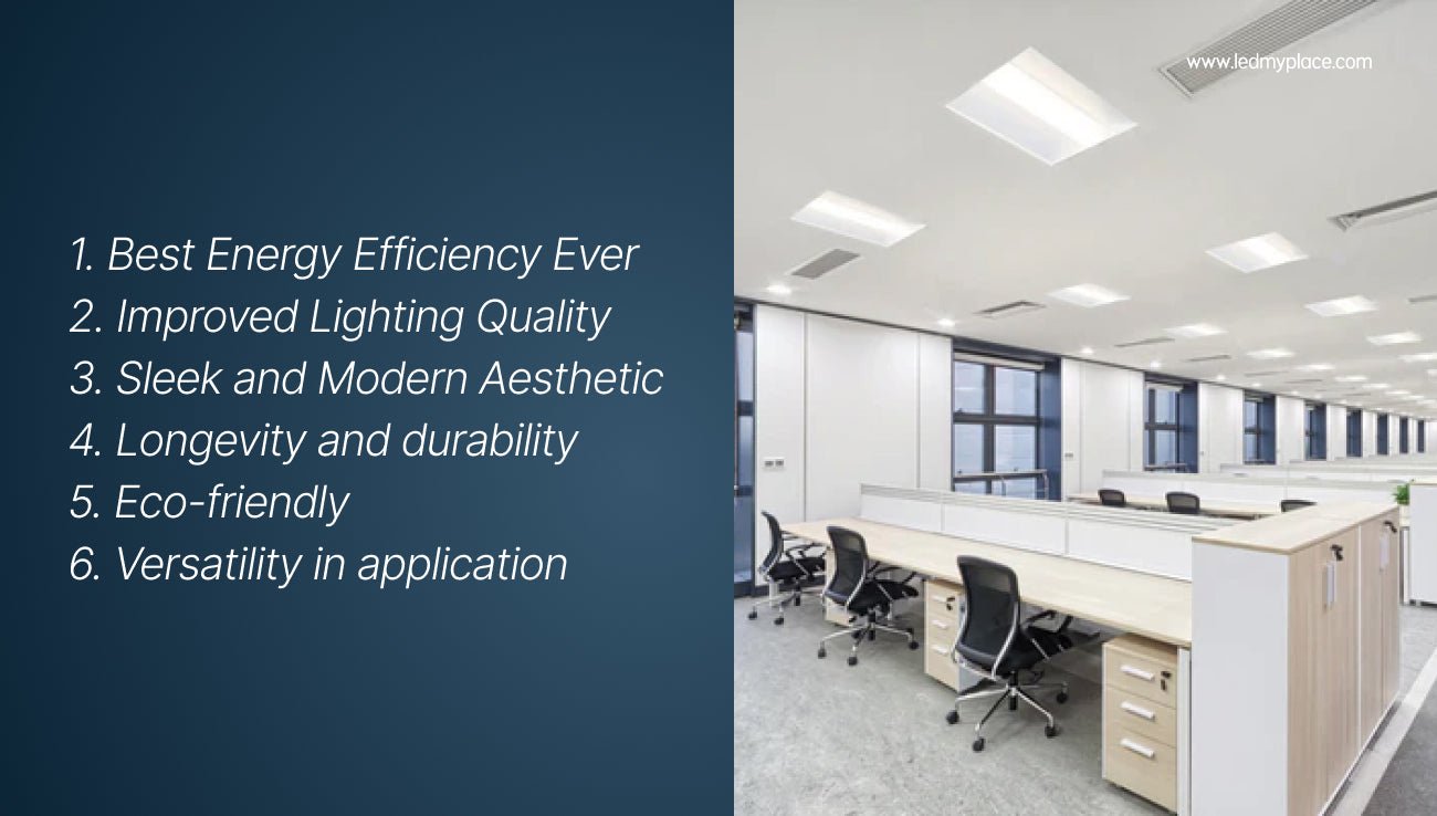 Benefits of LED Troffer Lights for Workspaces