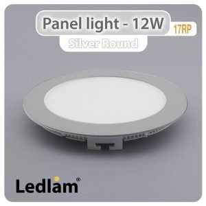 Ledlam LED Panel Light 12W Round 17RP silver 01