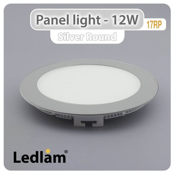 Ledlam LED Panel Light 12W Round 17RP silver 01