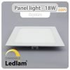 Ledlam LED Panel Light 18W Square 2222SPD dimmable 01