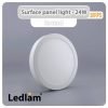 Ledlam LED Surface Panel Light 24W Round 30RPS 01