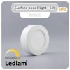 Ledlam LED Surface Panel Light 6W Round 12RPSD dimmable 01
