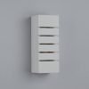 Searchlight WHITE RECTANGLE PLASTER WALL LIGHT 4274 02