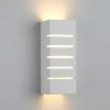 Searchlight WHITE RECTANGLE PLASTER WALL LIGHT 4274 03