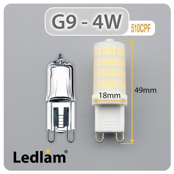 Ledlam-G9-LED-Capsule-Bulb-4W-510CPF-Dimensions