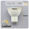 Ledlam-GU10-LED-Spot-Light-5W-620SPD-dimmable-Dimensions